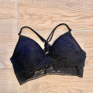 VS Victoria Secret Black Lace Bra Sz. SMALL